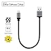 iPhone Charger Cable, Cambond Apple MFi Certified 1.0ft Nylon Braided Lightning USB Sync Charger Cord for iPhone 8 7 7 Plus 5 5s 5c 6 6 Plus iPad Air, mini2, iPad 4th iPod 5th iPod Nano 7th (Black)