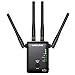 WAVLINK 1200Mbps Dual Band WiFi Range Extender, AC1200 5Ghz 2.4Ghz Wireless Signal Booster/Repeater/Access Point/Router with 2 Ethernet Port/External Antenna - Black