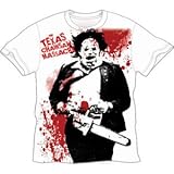 SUBTCM02 Men’s Texas Chainsaw Massacre Splatter Subway T-shirt, Vintage White, Large, Online Clothing Store