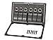 DCFlat Waterproof 3 Gang / 4 Gang / 6 Gang Circuit LED Car Marine Boat Rocker Switch Panel with Fuse Dual USB + Power Socket Breaker Voltmeter Overload Protection (6 Gang Breaker Panel)