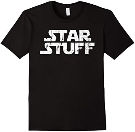 Star Stuff Distressed T-shirt - Male Medium - Black
