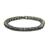 8 Inch 1 Row 6MM Iced Out Bracelet Hip Hop Bling Tennis Chain For Men and Women