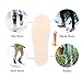 Comfort Childrens Natural Sheepskin Insoles for Kids- Acdyion Super Warm Cozy & Fluffy Premium Thick Wool Fur Fleece Insoles for All Shoes (Natural, Kid US Size 1)thumb 3