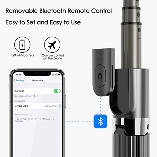 4 Stabilizer+Bluetooth+Extendable+Compatible+Smartphone