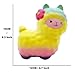 Ouflow Jumbo Squishy Slow Rising Sheep Kawaii Lamb Cream Scented Soft Animal Squishies Toys(Colorful)