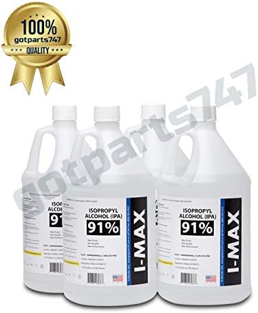 Amazon Com Disinfectant Alcohol Ipa 91 4 1 Gallon High Purity Isopropyl Alcohol Made In Usa Everything Else