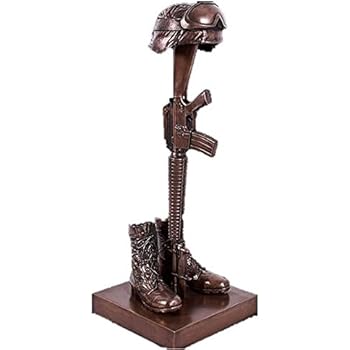 Amazon.com: Fallen Soldier Memorial Statue: Home & Kitchen