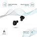 Wireless Earbuds xFyro xS2 Best Bluetooth Headphones with Microphone IPX7 Waterproof Sweatproof Sports Earphones with Stereo Noise Cancelling Headsets for iPhone and Android Charging Case v2 (Black)