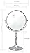 Surpahs Maiden 8-Inch Double-Sided Vanity Makeup Mirror, 1X and 5X Magnification