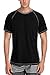 Vegatos Mens Short Sleeve Swim Shirt UV Protection Rash Guard Quick Dry Swim Tee