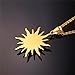U7 Brand 2017 Big Flower Charm Necklace Rhinestone Crystal 18K Gold Plated Chain & Big Sun Flower Pendant for Women/Men