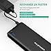 Portable Charger RAVPower 10000mAh Power Bank, Dual USB Ports Ultra Slim External Battery Pack Total 3.4A iSmart Output Charger, Light External Battery Compatible with iPhone, Samsung Galaxy and More