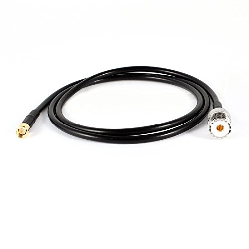 DHT Electronics Yaesu Kenwood Handheld to PL259 Cable SMA Male to UHF SO239 Connector, 20-Inch