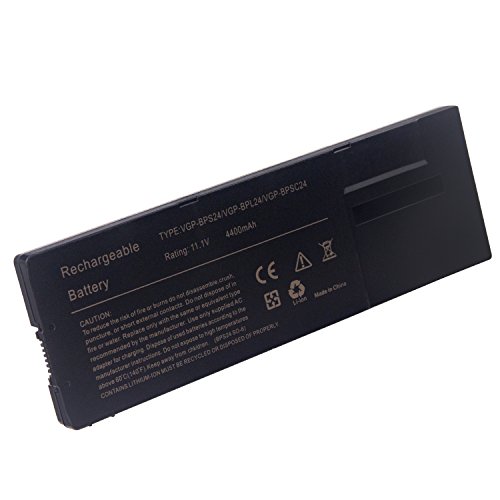 Aomore New VGP-BPS24 Repalcement Laptop Battery for Sony VAIO VPCSA VPCSB VPCSC VPCSE VGP-BPL24 VGP-BPSC24, Sony VAIO SA SB SC SD SE, Fits PCG-41216L PCG-41217L PCG-41218L [11.1V 4400mAh]