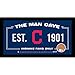 MLB Cleveland Indians Man Cave Sign 6 x 12 Framed Photo With Authentic Game-Used Dirt