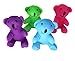 SN Incorp. Plush Bears Set Of 12 Cuddly Neon Colored Stuffed Bears