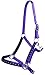 ProRider Nylon Horse Halter Nylon Padded Lead Rope Tack Purple Bling Rodeo 606162PR