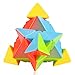 D-FantiX Pyramid Stickerless Speed Cube 3x3, Triangle Cube Puzzle