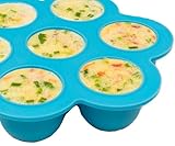 [1-Pack] Silicone Egg Bites Molds Pressure Cooker Accessories Inserts by Sensible Needs - Fits 5, 6, 8 qt Electric Pressure Cooker, Freezer Accessory, Instant Sous Vide Egg Poacher Ring