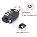 Intcrown Gym Lock 4 Digit Padlock TSA Approved Combination Lock for Luggage Suitcase Gym and Sports Lockers 2 Pack