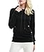 Begonia.K Women Lightweight Pullover Hoodies Casual Long Sleeve Drawstring Pullover Sweatshirts with Pockets