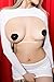 Velius Women's Sexy Open Cup Temptation Lingerie Set (White, Regular Size)