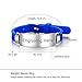 Lam Hub Fong Medical Bracelets for Women Men Adjustable Sport Medical ID Bracelets Personalized Silicone Medical ID Bracelets for Men Women Boys Girls (Blue)