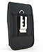For NEW 2014 HTC One M8 Vertical Smart Phone Case / Pouch / Holster w Metal Clip, Velcro, & Belt Loot