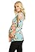 My Bump Women's 3/4 SLV Front Pleated Maternity Top(Made in USA)
