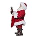 Kurt S. Adler Kurt Adler 10-Inch Santa with Coke Bottle and Stocking
