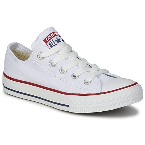 Converse Unisex Chuck Taylor All Star Low Top White Sneakers - 7 F(M) UK