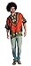 Rubie's Costume Heroes And Hombres Men's Hippie Shirt And Wig