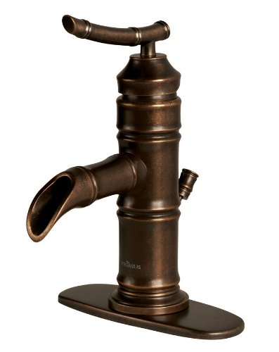 Pegasus 67109-8096H Bamboo Series Single-Handle Lavatory Centerset Faucet, Heritage Bronze