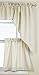 Lorraine Home Fashions Ribcord Valance, 54-Inch x 12-Inch, Buttercream