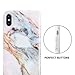 Imikoko iPhone Xs Max Case, iPhone Xs Max Marble Case, Matte Finish Slim Soft Flexible TPU Marble Pattern Cover for Apple iPhone Xs Max 6.5