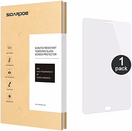 Galaxy Tab S2 8.0 Screen Protector, SIDARDOE Tempered Glass Screen Protector for Samsung Galaxy Tab S2 8.0, HD Ultra Clear, 0.33mm 2.5D Round Edge, 9H Anti-Scratch