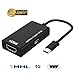 Kingm MHL HDMI Adapter, Micro USB to HDMI Adapter, MHL to HDMI HDTV Adapter, HDMI Phone Adapter, MHL to HDMI, MHL to HDMI HDTV Converter Cable