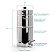 Propur Traveler Countertop Gravity Water Filter System - Removes Fluoride, Lead, Chlorine, Microplastics, and More - Includes 1 ProOne 5-inch Filter Element - Use in Your Home or Office.