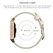 SWEES Leather Bands Compatible with Fitbit Blaze Smart Watch, Genuine Leather Replacement Band with Metal Frame Small & Large for Women Men, Champagne Gold, Rose Gold, Black, Brown, White, Grey, Beige