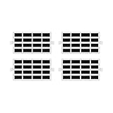Tier1 W10311524 Whirlpool AIR1 Fresh Flow Replacement Refrigerator Air Filter 4 Pack
