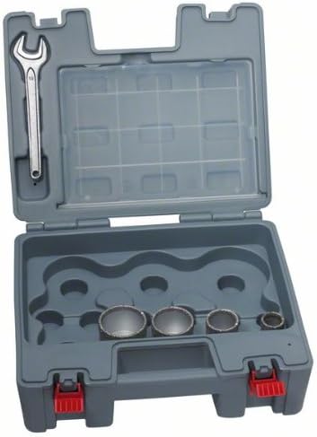 Bosch 2608587137 25/35/45/51 mm Dryspeed Diamond Cutter, Silver/Grey, 25mm/35mm/45mm/51mm