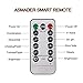 LED String Lights, 8 Modes Dimmable with Remote Control, Battery Operated Hanging Starburst Lights with 198 LED, IP44 Waterproof, Decorative Wire Lights for Parties