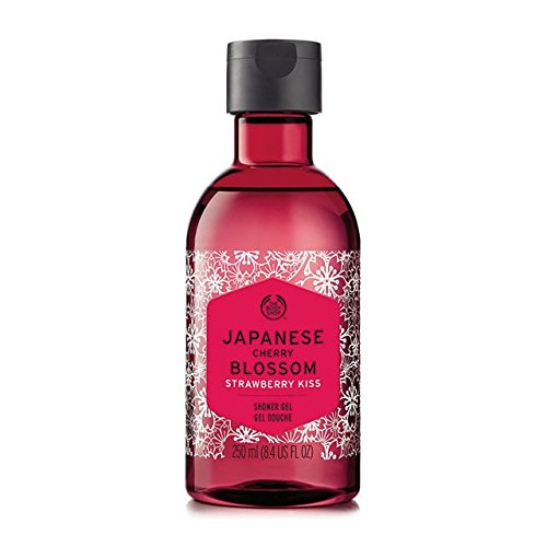 The Body Shop Japanese Cherry Blossom Strawberry Kiss Shower Gel