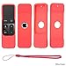 Eco-Fused Remote Control Cover Case Compatible with Apple TV (4th Generation) - 3 Pack, with Wrist Strap - Protective Non-Slip Silicone Shield - Shock Absorbing - Better Grip
