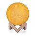 Moon Lamp, Slopehill 3D Moon Light Lamps LED 3 Colors Tapping Control with USB Charging, Home Decorative Lights Baby Lamp Best Gift for Kids Lover Birthday Christmas Gifts(5.9 Inch)