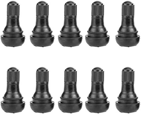 Widewing TR412 Snap-in Rubber Tubeless Tire Valve Stems Caps Car Motorcycle (10pcs)
