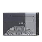 Replacement Battery for Nokia BL-5C 1020 MAH 3120,3600,3620,3650,3660,6030,6108,6230,6270,6600,6630,6670,6680,6681,6682, 6820,6822,7600,7610,E50,E60,N70,N71,N72,N91,N-Gage ETC.