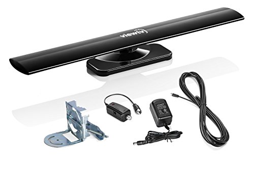 ViewTV WA-2903BC Digital Amplified TV Antenna - Indoor/Outdoor - Wing Style - 70 Miles Range (Best Tv Antenna For Nj)