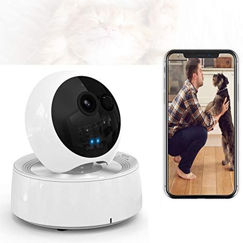 VStoy Dog Camera by 1080P Pet Monitor Indoor Cat Camera Night Vision 2 Way Audio Motion Detection Pet Camera and Home Indoor Surveillance Camera