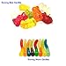 Exclusiva Gummy Bear Mold + Worm Mold with Dropper for making 70 Cute Mini Bears - Worms - for Hard Candies, Gummies Ice Cube Tray- Energy Chews-Gummy Vitamins